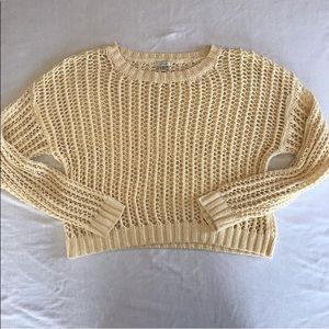 Women’s Light Cream Sweater (holey)